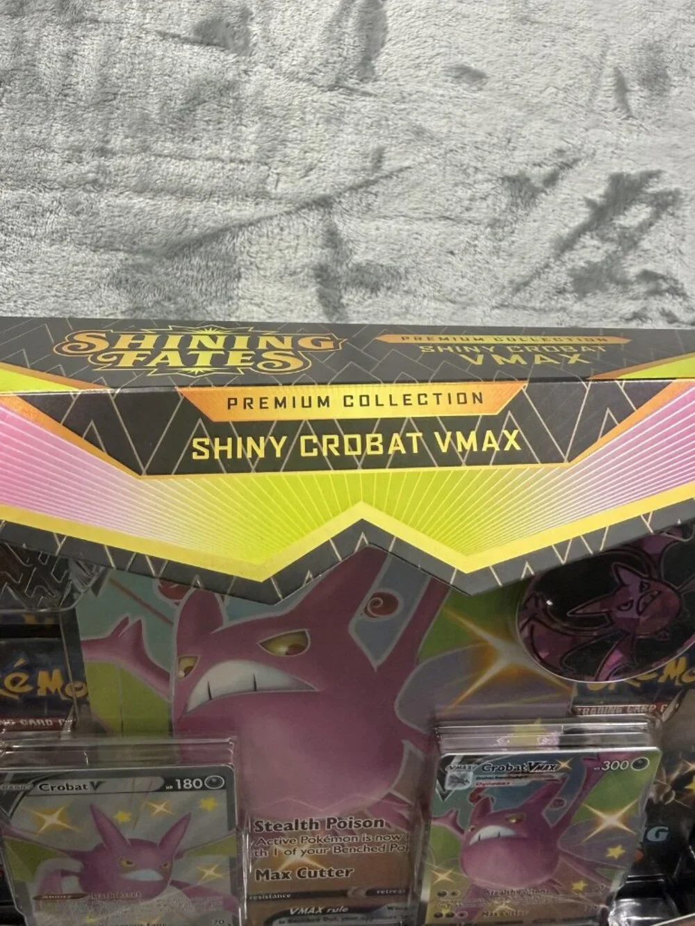 Pokemon Shining Fates Shiny Crobat VMAX Premium Collection English Promo Box New